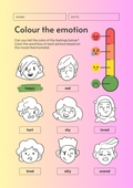 Colour the emotion