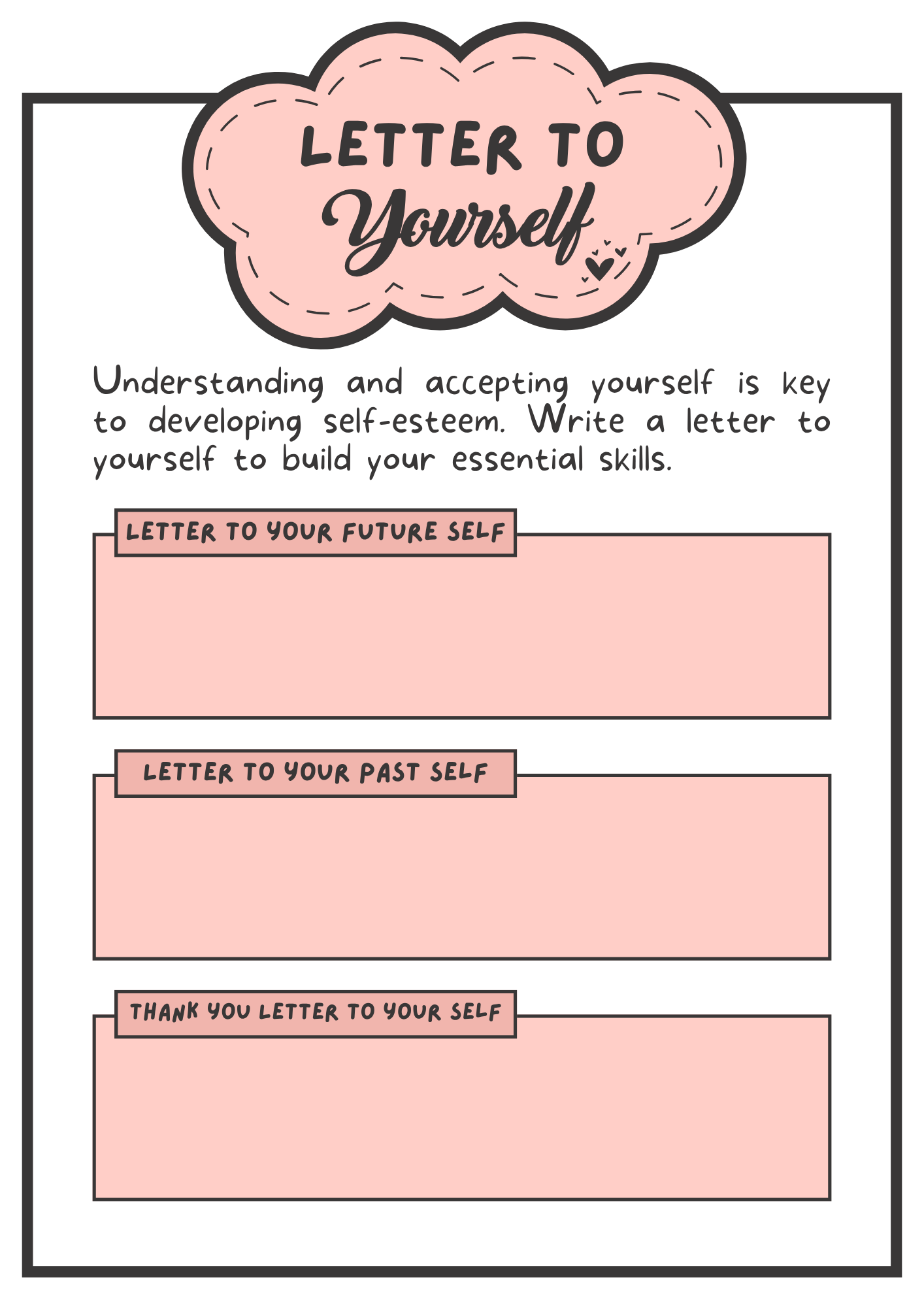 Letter to yourself